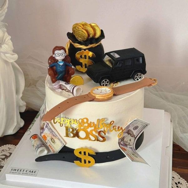 Tượng quý ông áo đen ngồi ghế (nhựa).