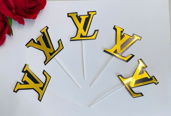 CAM-Set 5 cây LV màu vàng (giấy thường).