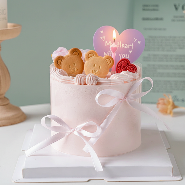 Set 54 trái tim giấy mix màu (hồng-tím-trắng-đen).