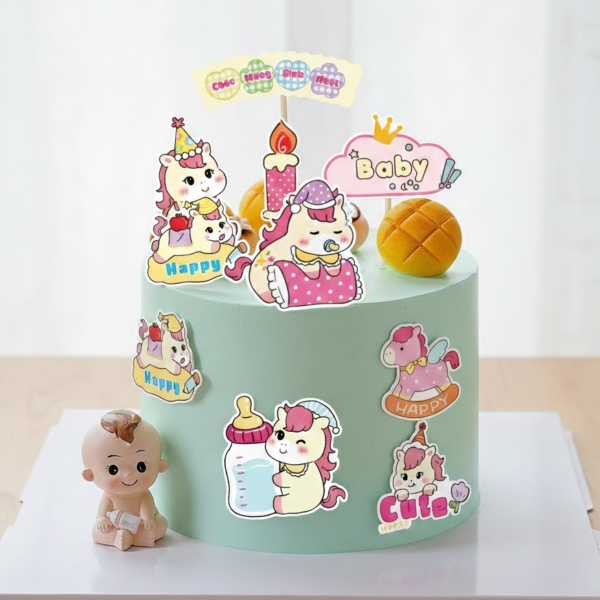 10 set giấy - Ngựa hồng.