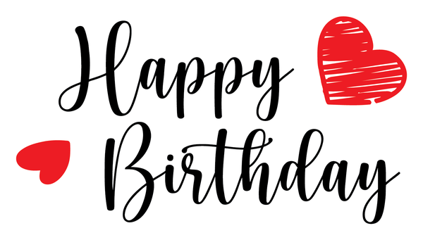 Set 30 chữ giấy -happy birthday 2 TẦNG gắn 2 trái tim đỏ kt khoảng 10cm.
