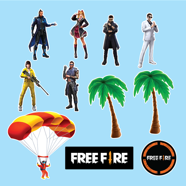 Combo 2 set giấy - game FREE FIRE.