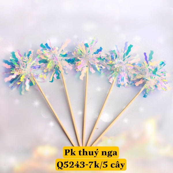 CAM-Set 5 cây tua rua-MÀU XANH.