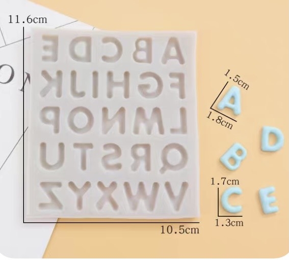 Khuôn chữ silicon - IN THƯỜNG.