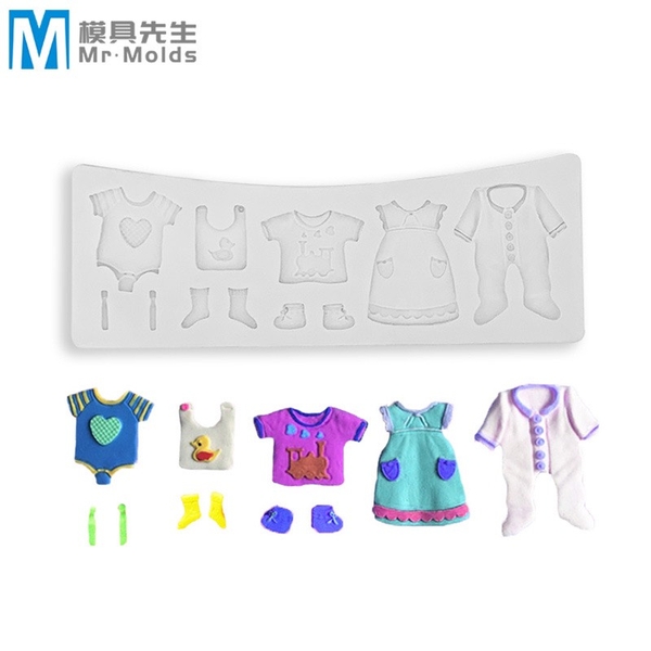 Khuôn quần áo baby (silicon).