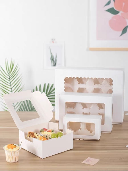 set 10 Hộp cupcake giấy 9 lỗ.
