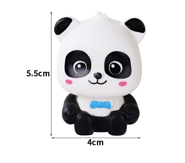 Tượng GẤU TRÚC nhựa-XANH.