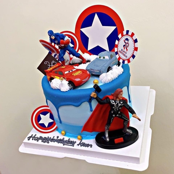 Combo 2 set giấy - Thẻ đội trưởng mỹ (caption).