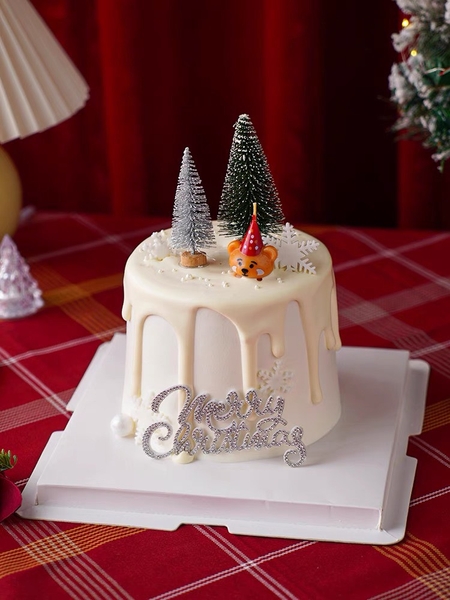 Chữ Merry Christmas gắn hạt