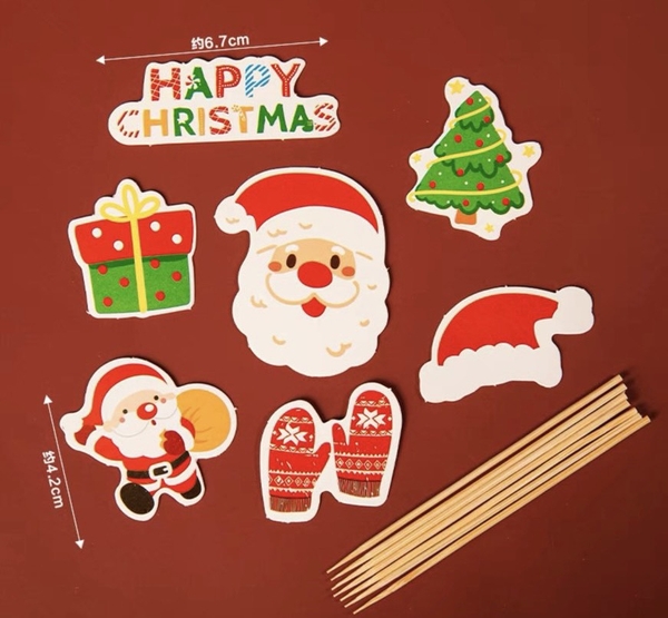 Combo 2 set giấy NOEL M5 (ông già noel-găng tay đỏ-hộp quà)5620.