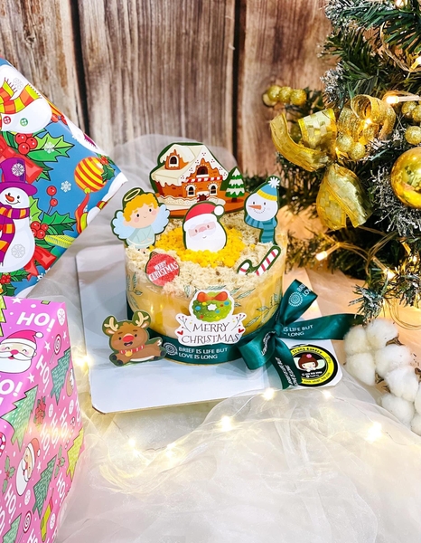 Combo 2 set giấy NOEL M22 (bé thiên thần-tuần lộc-ngôi nhà)6862.