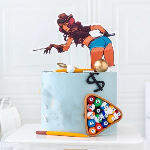 Set Bóng BI-A và gậy (nhựa)).