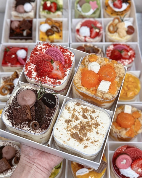 Set 50 cốc vuông (kt 7.5cm x 6.5 cm) (không nắp) (hàng TQ đẹp).