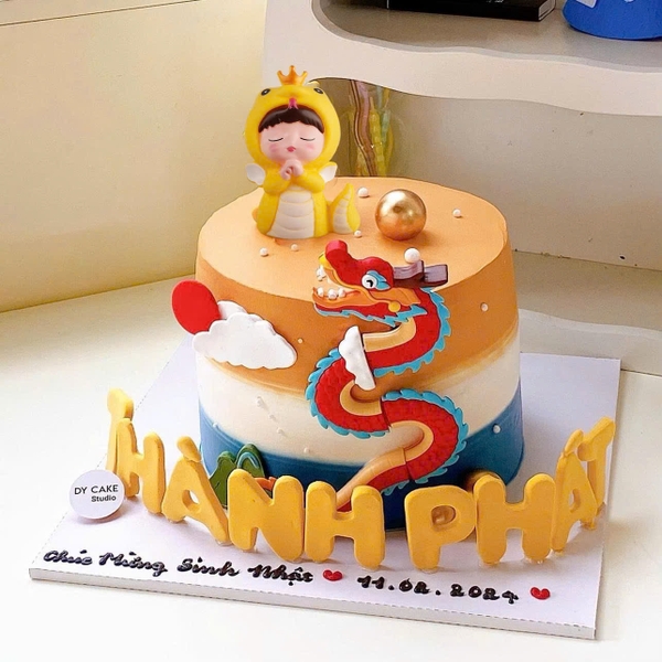 Tượng nhựa mềm - bé RẮN vàng.