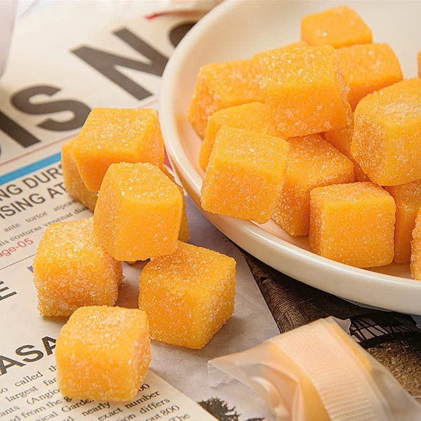 Túi kẹo dẻo XOÀI miếng vuông (túi 2.5kg).