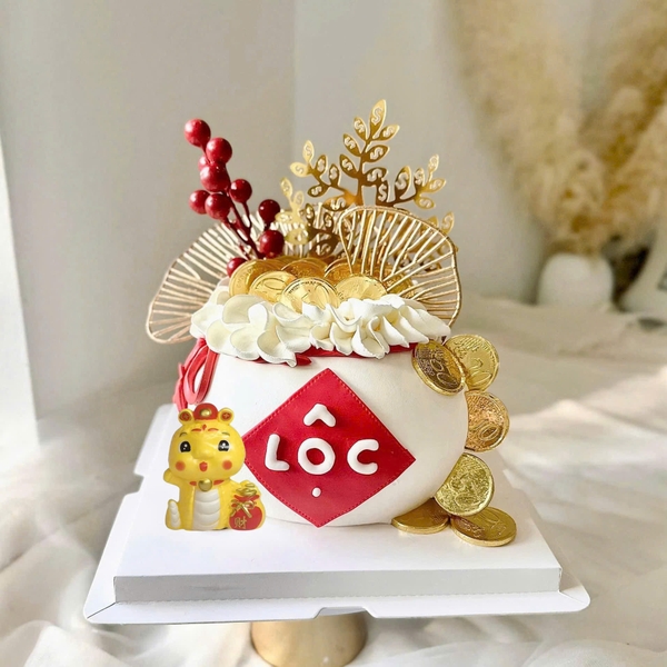 Tượng nhựa cứng-rắn vàng cầm hũ tiền xả kho.