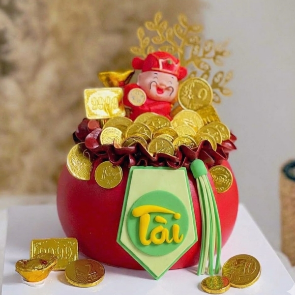 Set đất nặn-CHỮ TÀI và dây (màu XANH VÀNG).