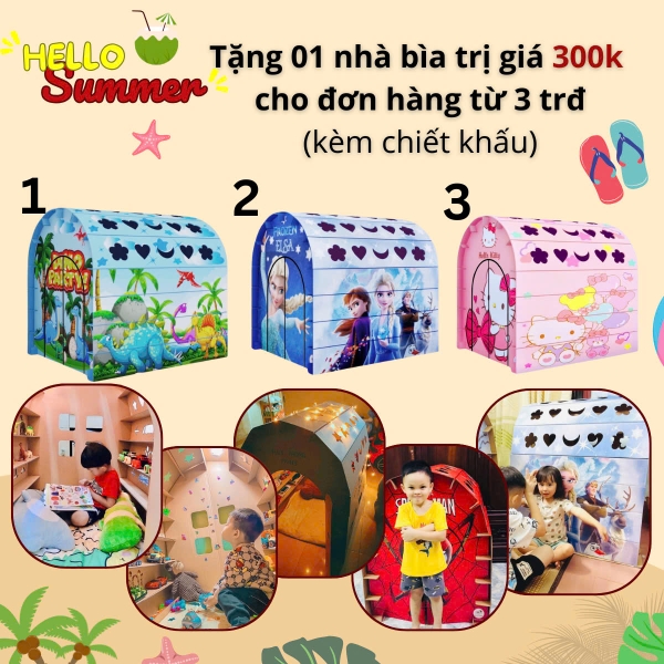 TẶNG 1 NHÀ BÌA CHO ĐƠN HÀNG TỪ 3 TRIỆU KÈM CHIẾT KHẤU