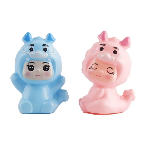 Tượng nhựa cứng- em bé RỒNG HỒNG9874.