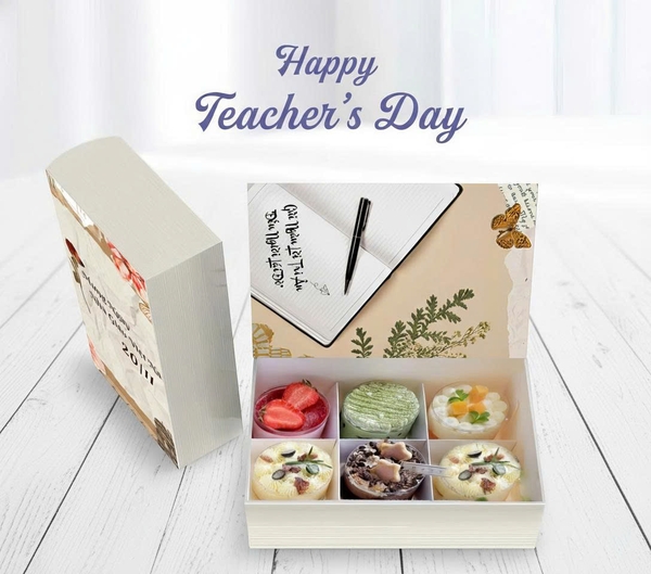 set 10 hộp giấy (6 ngăn) hình quyển sách kt 28.5x10x20.5cm -màu KEM NÂU.