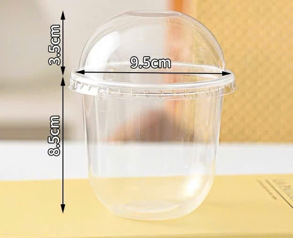5 set hộp cốc quai xách - HỒNG (kt 10.5x10.5x19cm, 1 set gồm 1 vỏ giấy và 1 cốc có nắp 360ml).