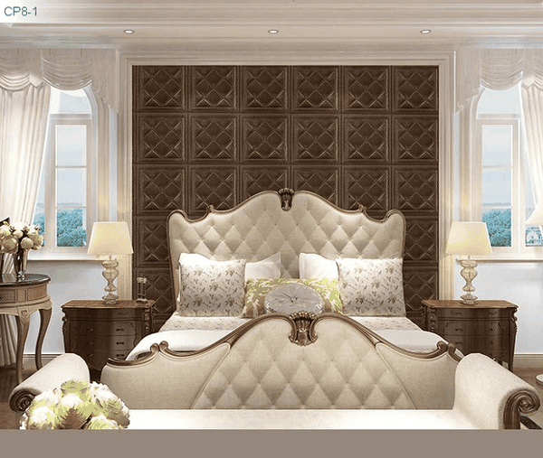 Trang trí phòng ngủ bằng xốp dán tường