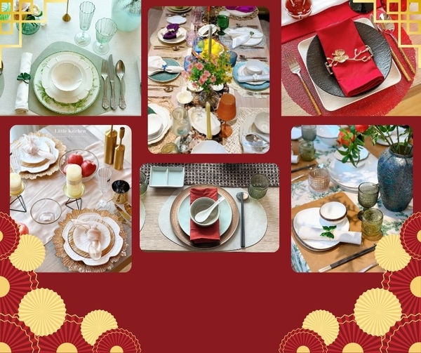 Top 6 Cách Set Bàn Tiệc Tết Truyền Thống Pha Chút Hiện Đại