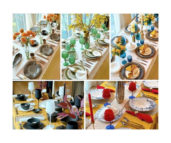 Trang Trí Bàn Ăn Theo Phong Cách Riêng: TOP 5 Gợi Ý Kết Hợp Bát Đĩa Và Phụ Kiện Cực Đẹp