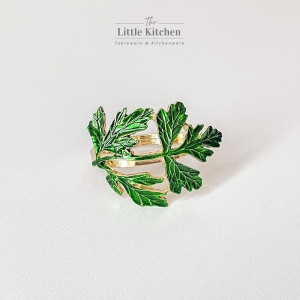 Ring lá lục bóng | The Little Kitchen