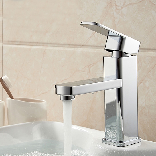 VÒI LAVABO RỬA MẶT VUÔNG NL INOX 304 SÁNG BÓNG LANKA