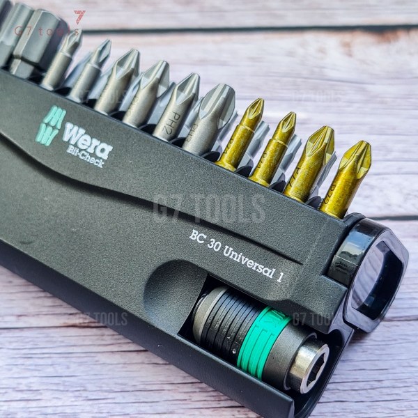 Bộ mũi Bits WERA Bit-Check 30 Universal 1 - Đa Năng Chuẩn 1/4"