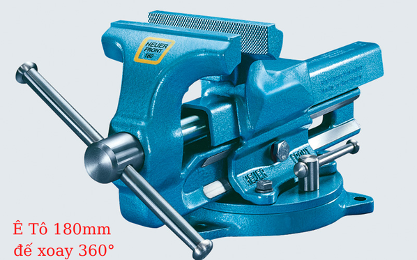 Ê Tô Bàn Nguội Bench Vice Brockhaus Heuer Ngàm 180mm