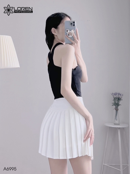 Áo kiểu nữ LOREN bozip chéo cổ A6995