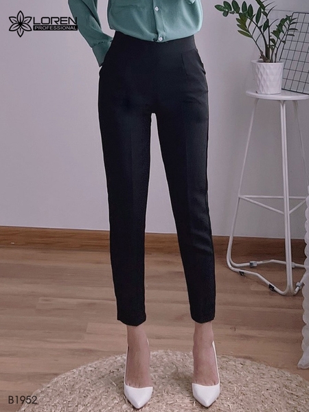 Quần tây baggy nữ LOREN lưng thun B1952