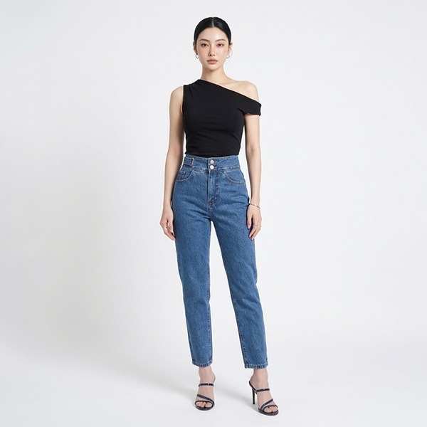 Quần jean baggy LOREN lưng kiểu B51040