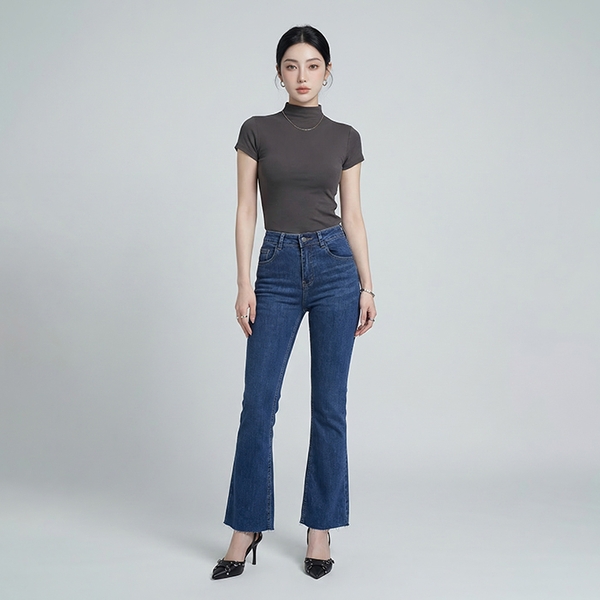 Quần jean nữ LOREN ống bas B5989