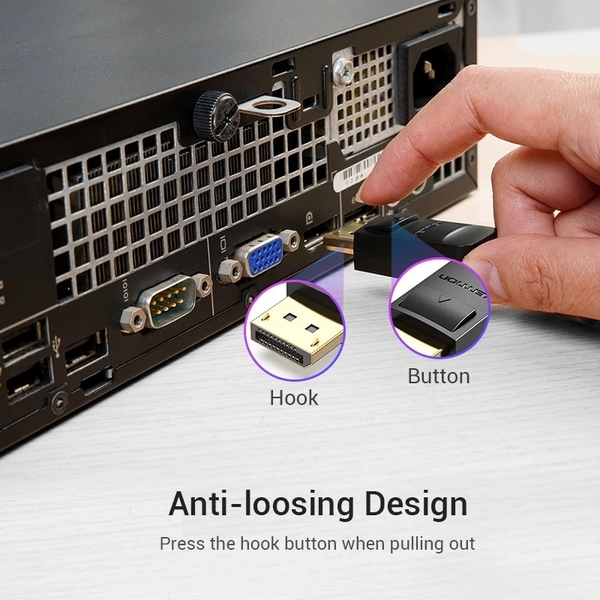 Cáp Chuyển DisplayPort to HDMI 1080p VENTION HAD - CHUBE.VN