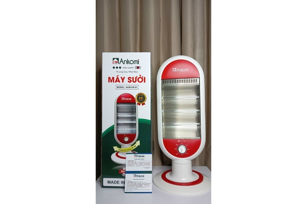 Máy sưởi hồng ngoại Ankomi 1200W AKM-HN01 - ảnh 2