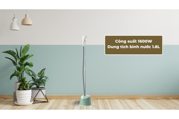 Bàn ủi hơi nước đứng Philips 1600W bình 1.8L STE1010/70