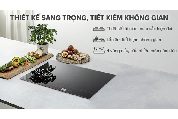 Bếp từ 4 vùng nấu Bosch PXE875DC1E seri 8