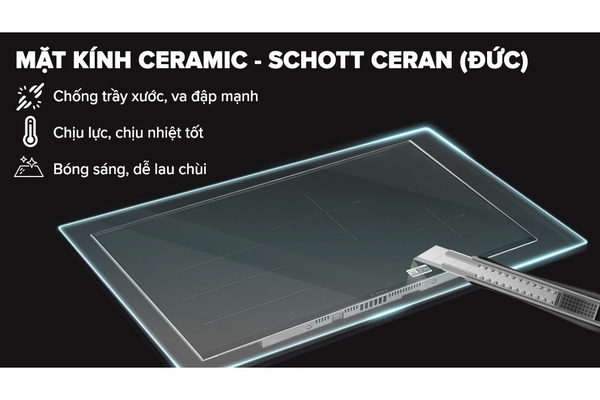 Bếp từ 4 vùng nấu Bosch PXE875DC1E seri 8
