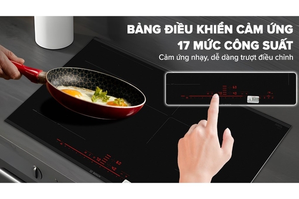 Bếp từ 4 vùng nấu Bosch PXE875DC1E seri 8