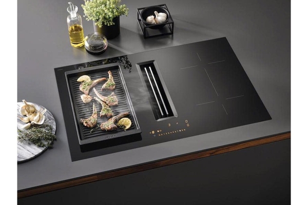 Bếp từ kết hợp hút mùi Miele KMDA 7473-1 FL-U Silence