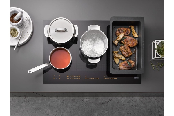 Bếp từ Miele KM 7474 FR Flexzone 80cm viền kim loại