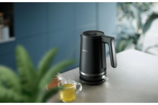 Bình đun siêu tốc Philips 2 lớp cách nhiệt Inox 304 1.7 lít HD9395/90, Màu Đen
