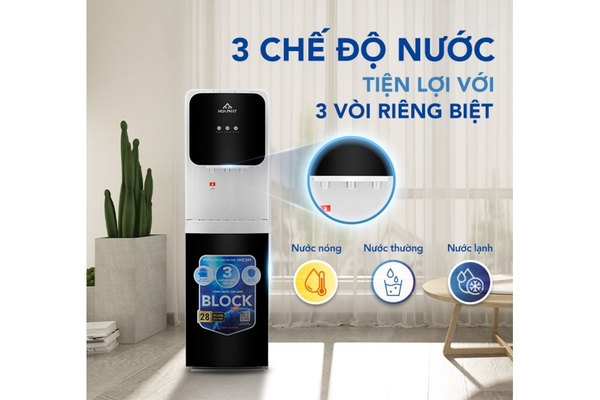 Cây nước nóng lạnh hút bình Hòa Phát HHC389