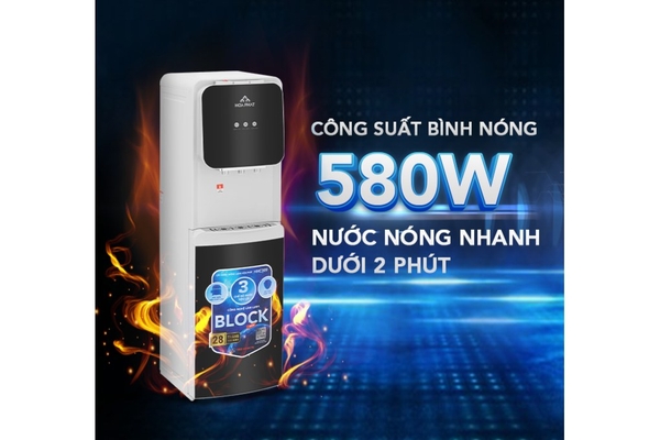 Cây nước nóng lạnh hút bình Hòa Phát HHC389