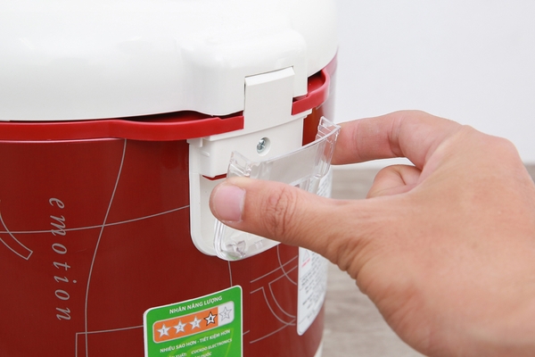 Nồi cơm điện cơ Cuckoo nắp gài 2.0 lít CR-1122 Xuất xứ Hàn Quốc, Màu Đỏ Trắng