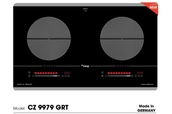 Bếp từ đôi Canzy Inverter CZ 9979 GRT Xuất xứ Đức