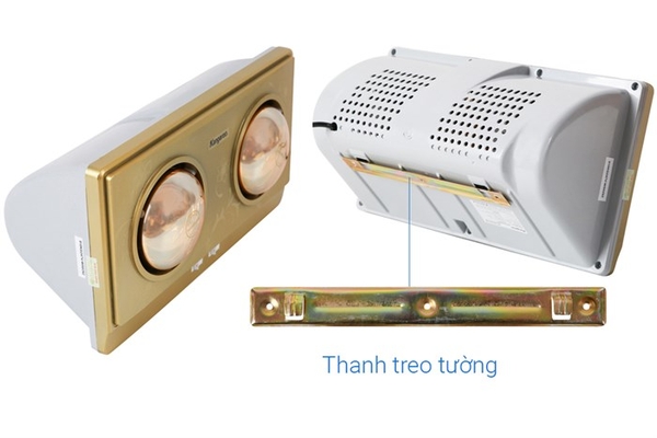 Đèn sưởi nhà tắm Kangaroo KG247V 550W - ảnh 8